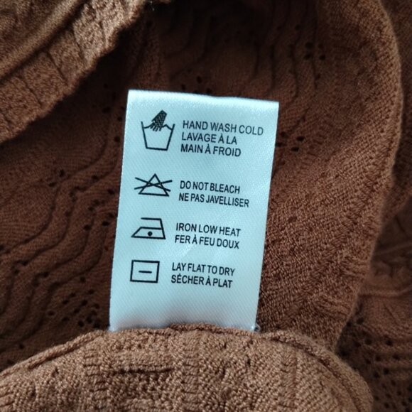 Saltwater Luxe Wilfred Sweater Chocolate Brown Size XL - Picture 6 of 12